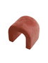 Atelier Del Sofa Puf de Terciopelo Coral